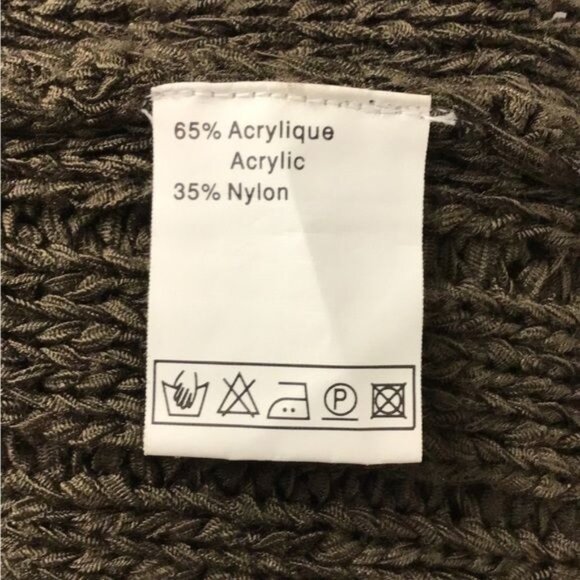 Solola Vintage Women’s Oversize Button Snap Front Cardigan, Olive, size 40EU - Picture 6 of 7